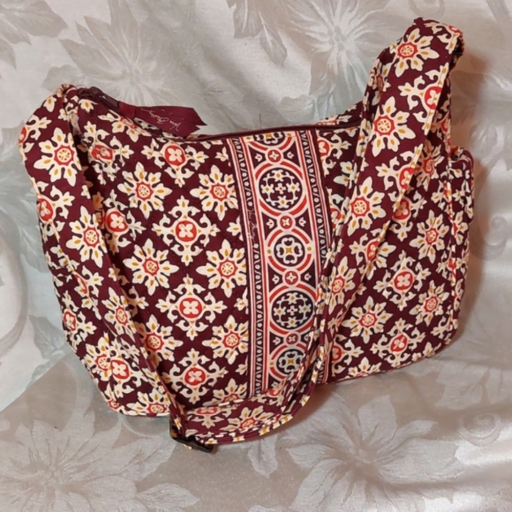 Vera Bradley 'On the Go'•Shoulder Crossbody Bag•Retired Medallion Print